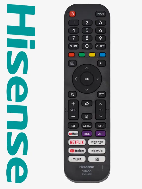 hisense smart replacement remote