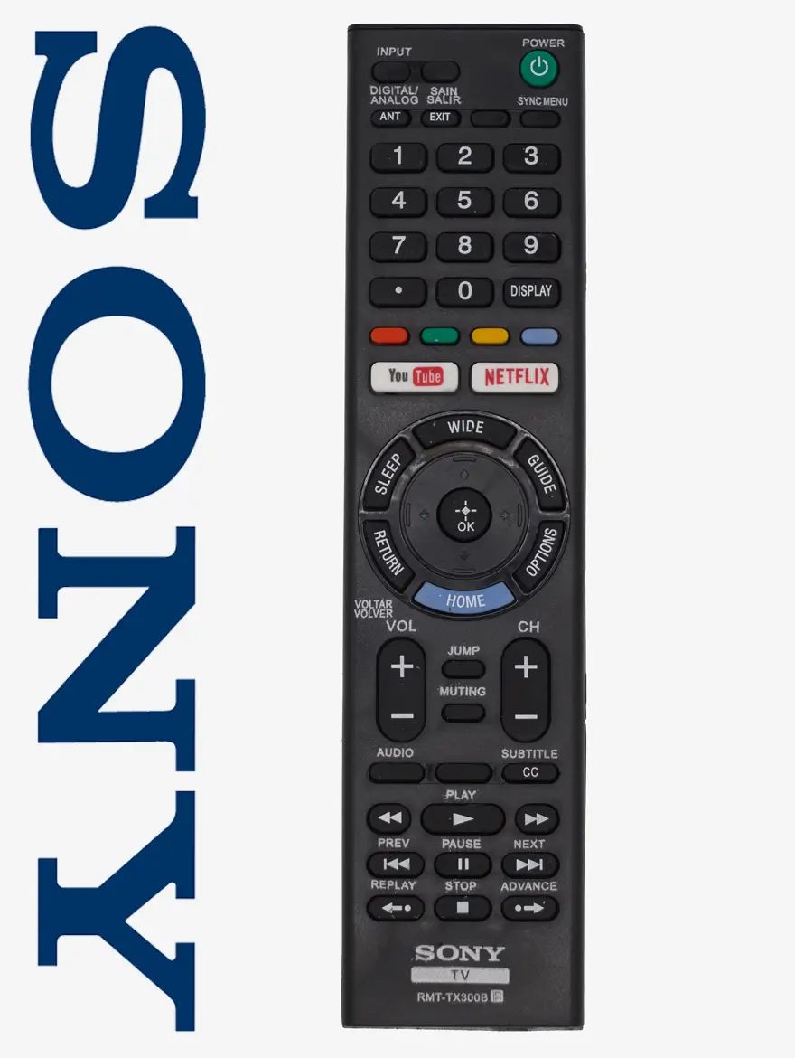sony tv remote control