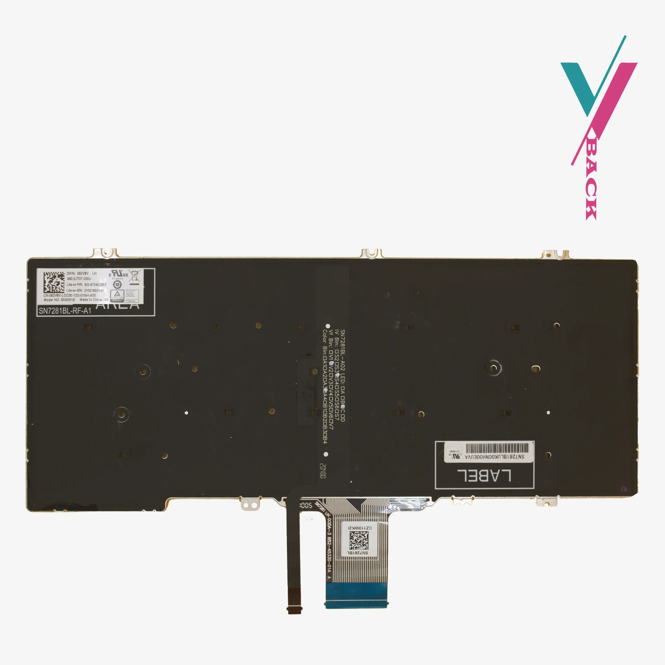 Dell Latitude 7300 Backlit Keyboard Replacement