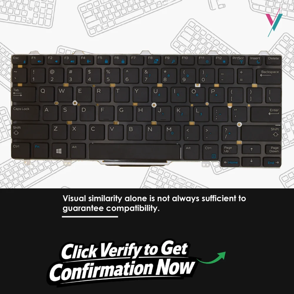 Dell Latitude E7250 and E5250 Series Replacement Keyboard