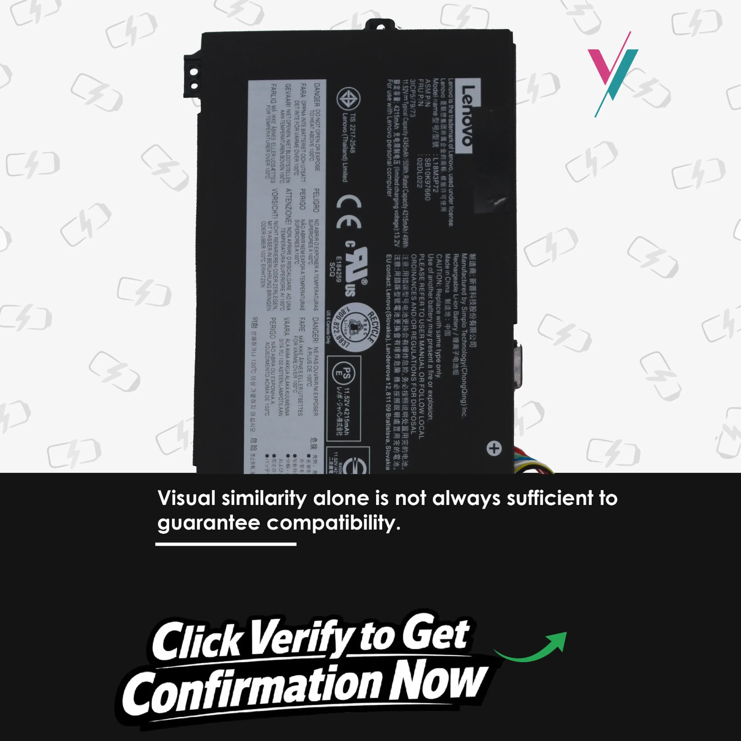 X13 Yoga Gen 1 Battery for lenovo