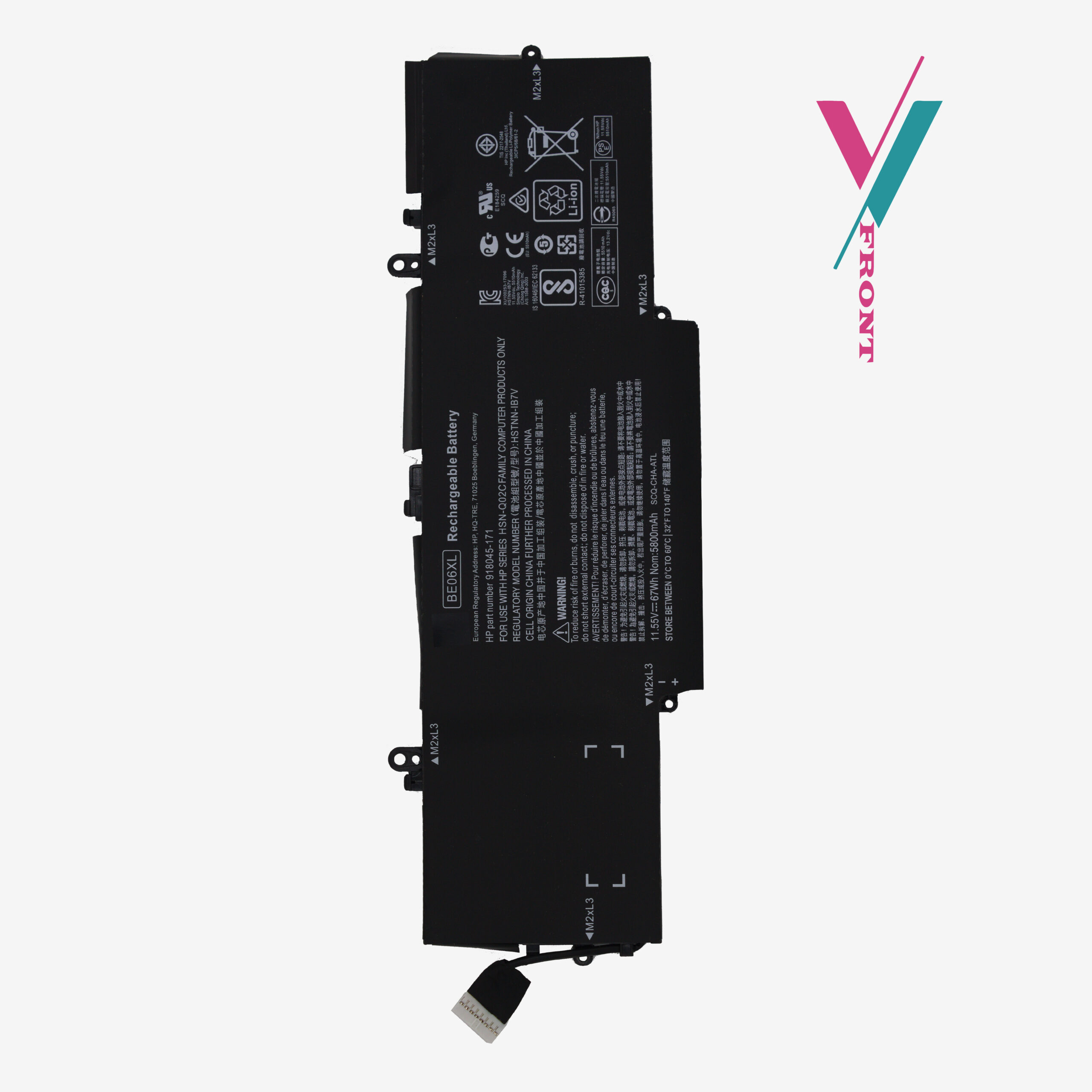 HP BE06XL Laptop Battery for EliteBook 1040 G4, G3 – 67Wh 11.55V Replacement HP Battery