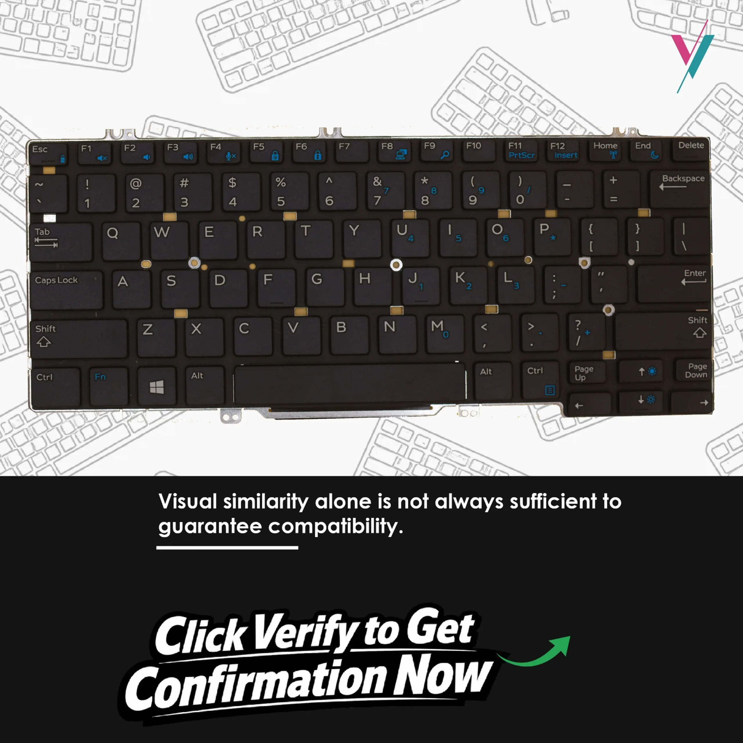 keybord replacement for dell 7390