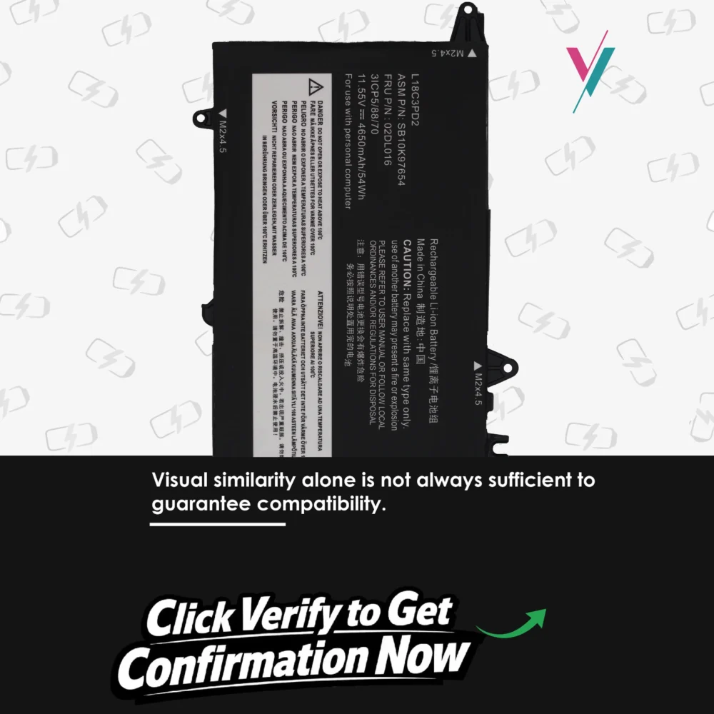 lenovo replacement battery for Lenovo L18C3PD2