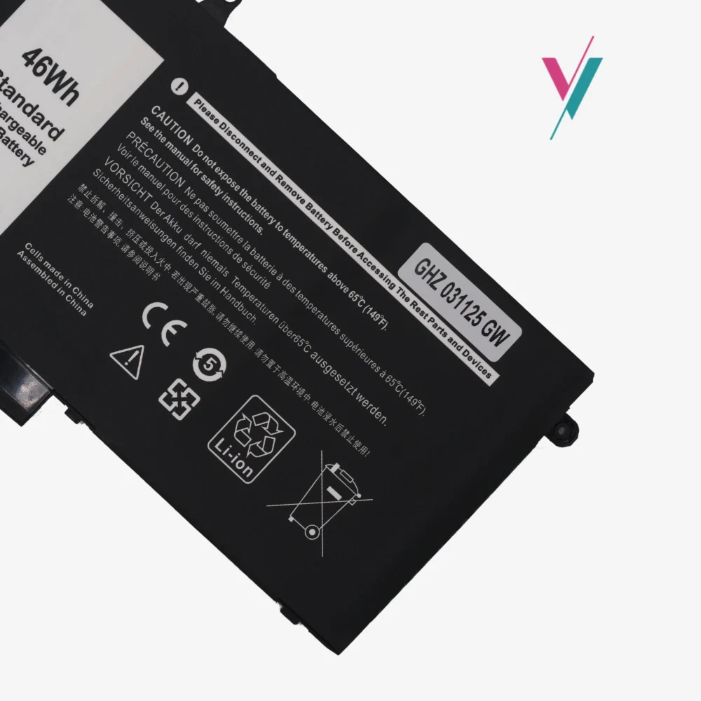 replacement battery for dell gjknx