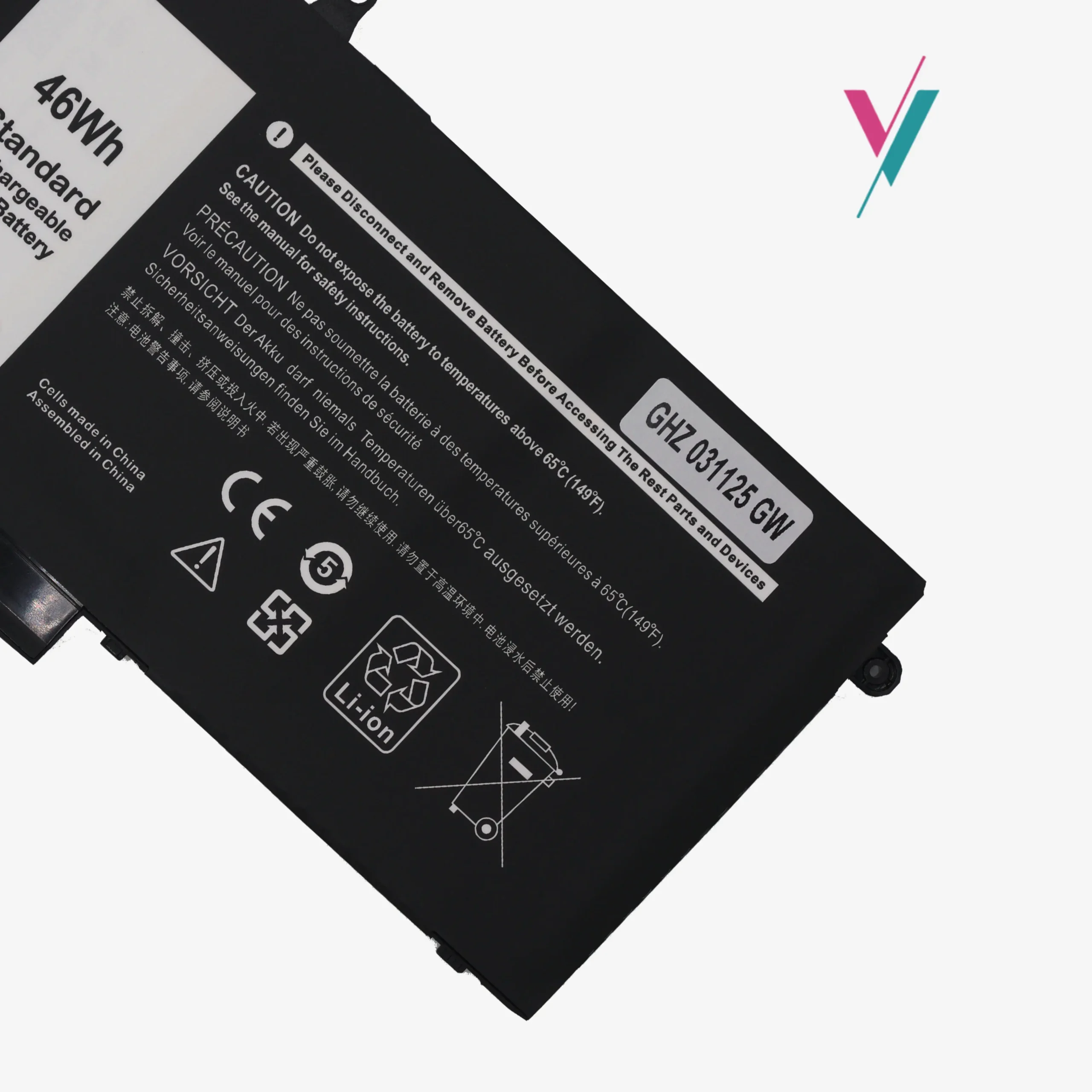 replacement battery for dell gjknx