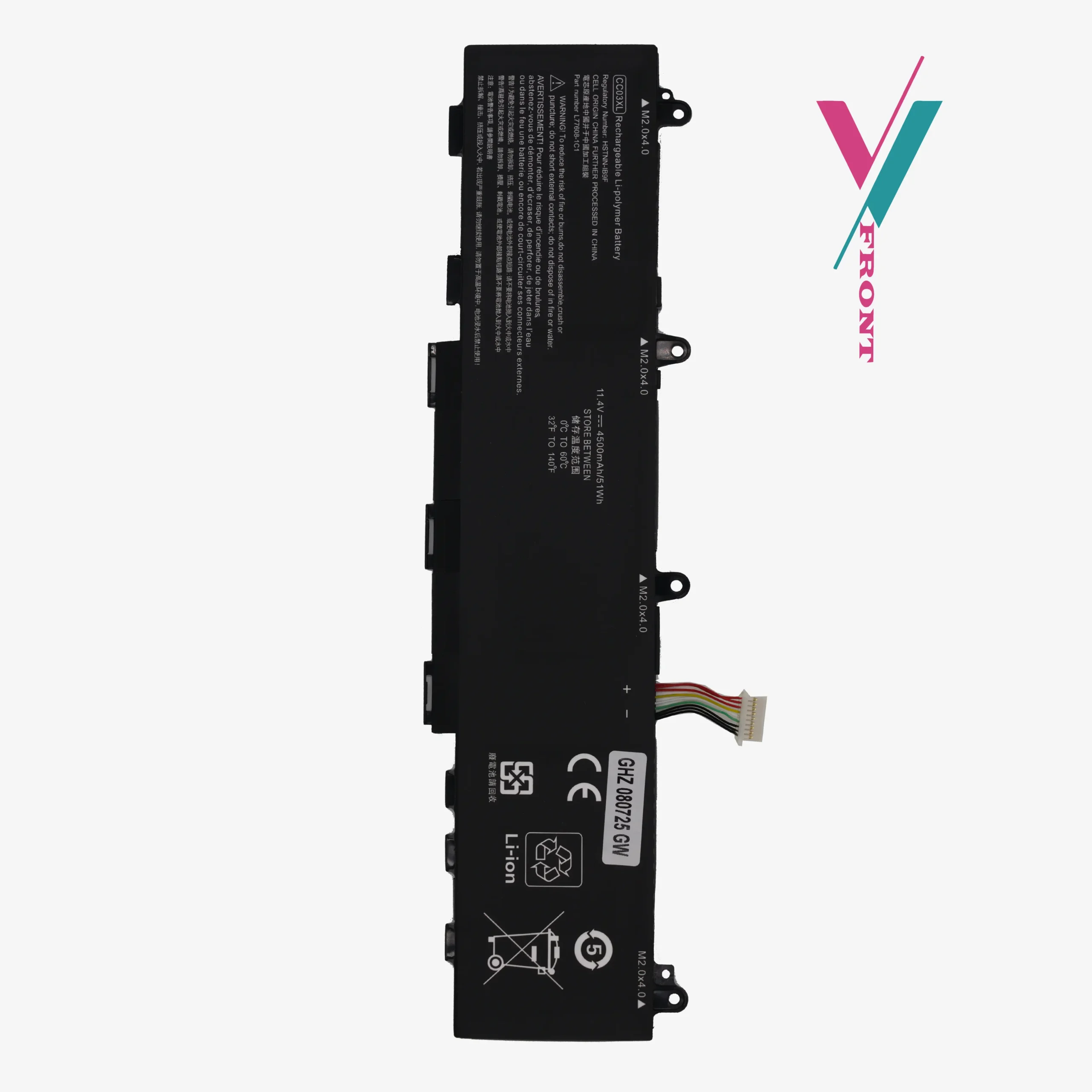 replacement battery for hp CC03XL