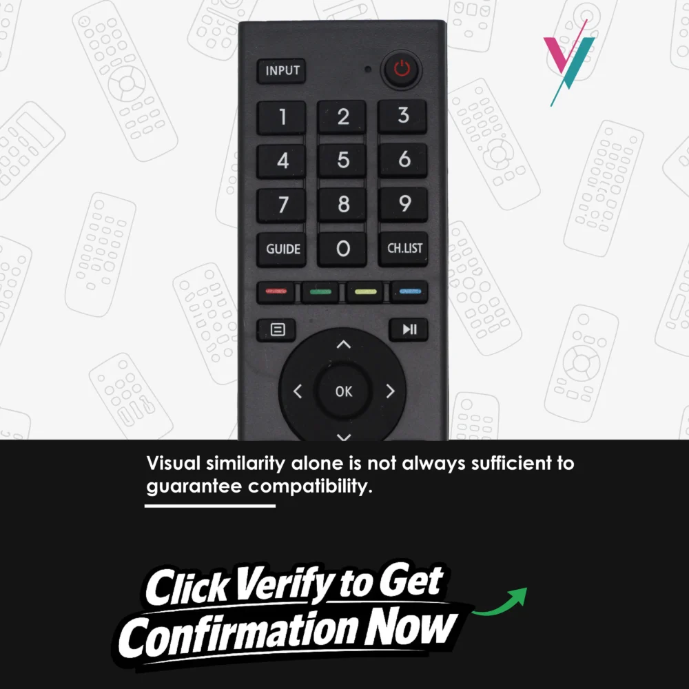 vision plus smart tv replacement remote