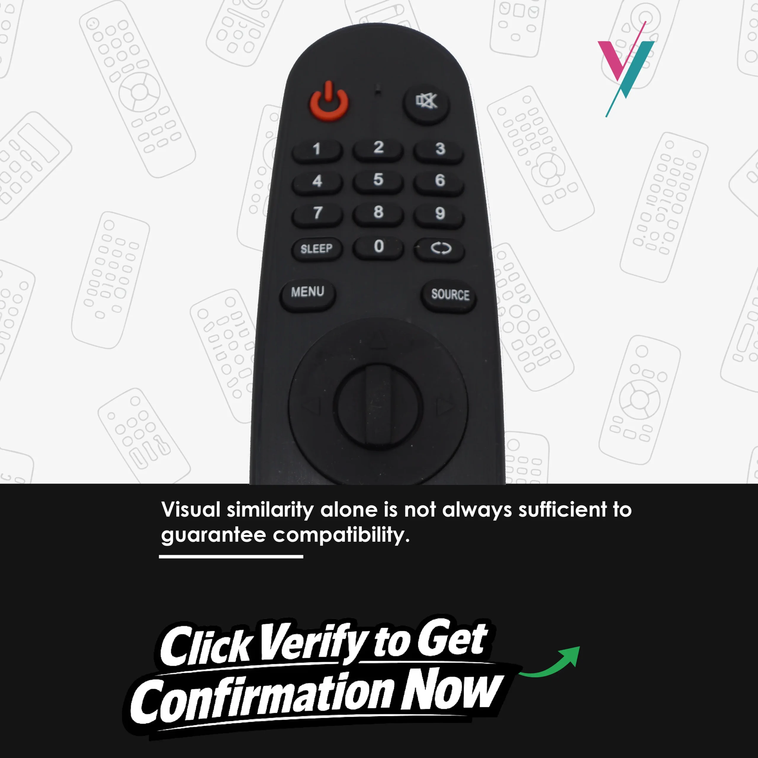 vitron smart tv remote controller